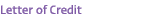 Letter of Credit